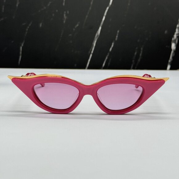 NEW V-GOLDCUT VLS-114D VALENTINO SUNGLASSES PINK CAT EYE EYEWEAR VALENTI… - Picture 5 of 12